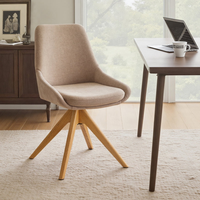 Blue Elephant Side Chair and Task Chair, Tan
