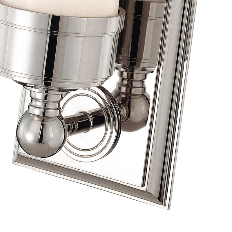 Everett Solid Brass Wallchiere, Polished Nickel