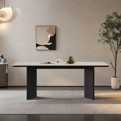 Simple and retro dining table