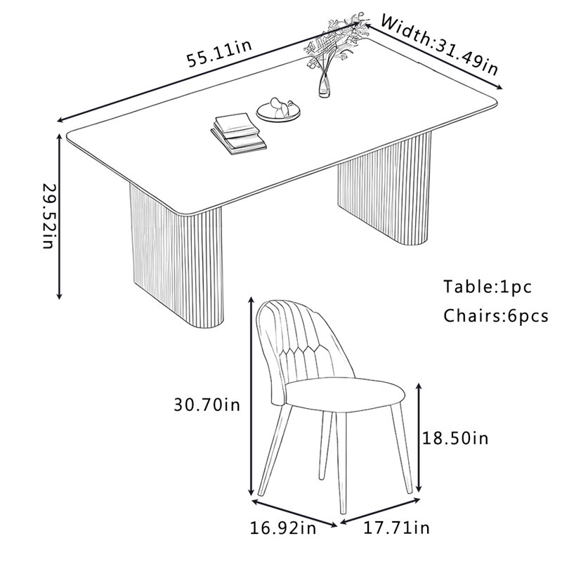 Simpert, 29.52"H x 55.11"L x 31.49"W