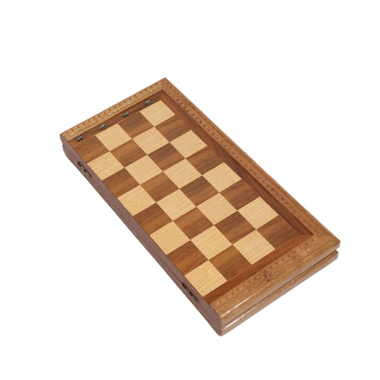 A & E Millwork Handmade Solid Wood Chess