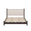 Wood Platform Bed With Upholstered Headboard-357374475-357374478