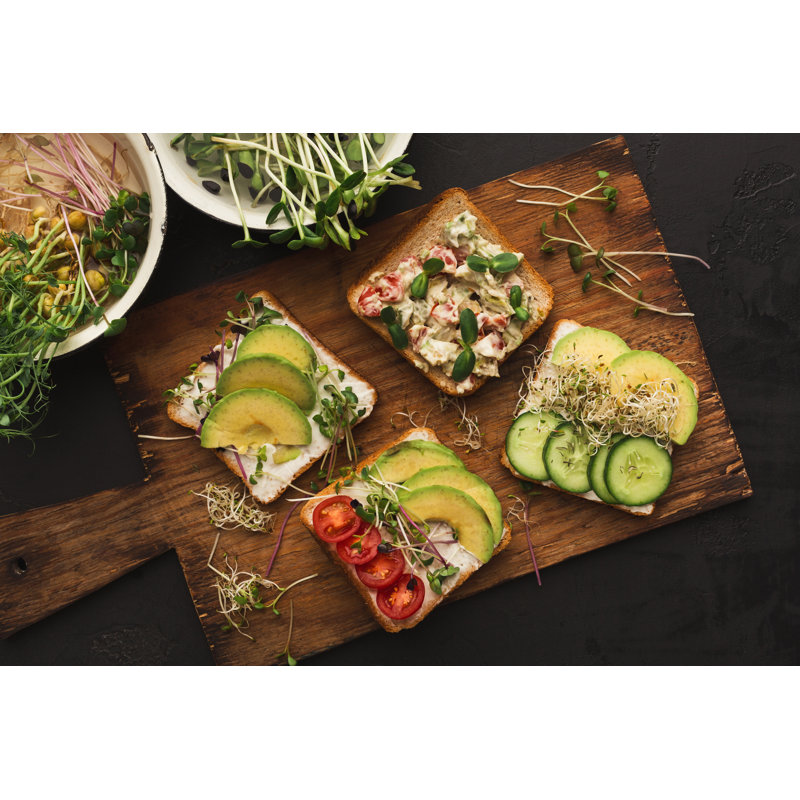 Vegetarian Sandwiches by Prostock-Studio - Wrapped Canvas Print, 30cm H x 46cm W