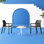 Chaise de patio empilable Adrian