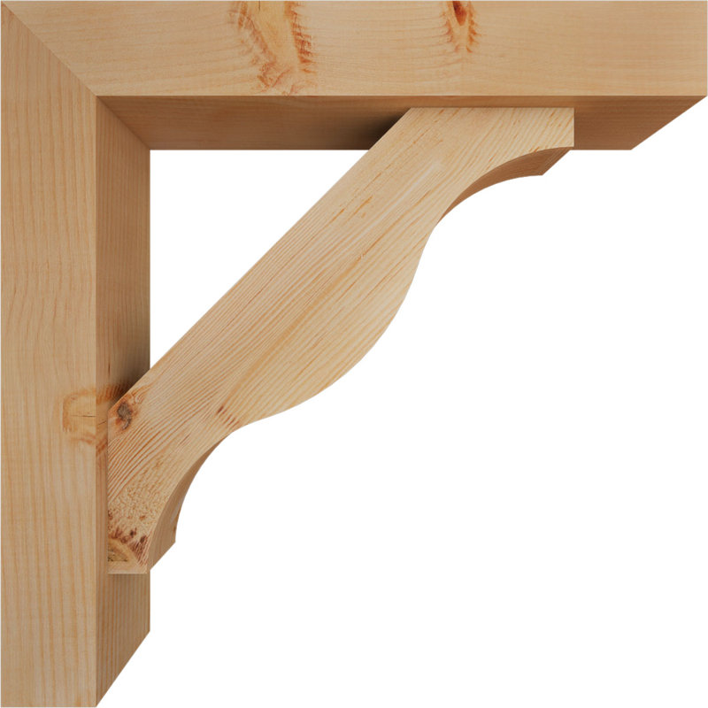 Support Funston Block avec support décalé, 26 x 26, Sapin Douglas de l 5 1/2 po (lisse)