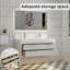 Meuble-lavabo flottant 48 po à double cuve 48 po-91598827