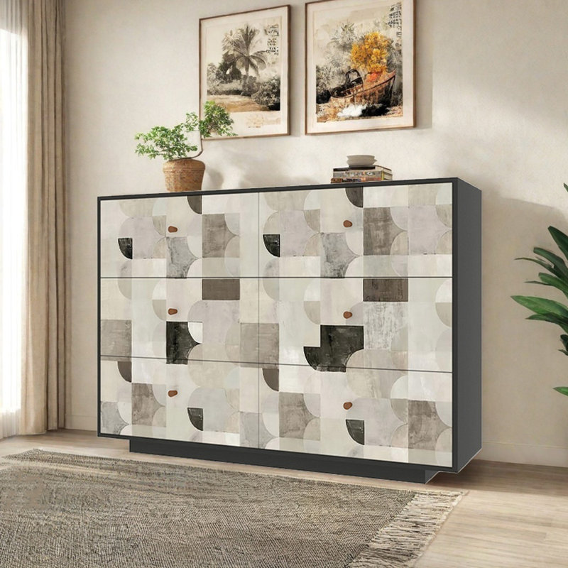 47.2in Six-drawer Sideboard Cabinet