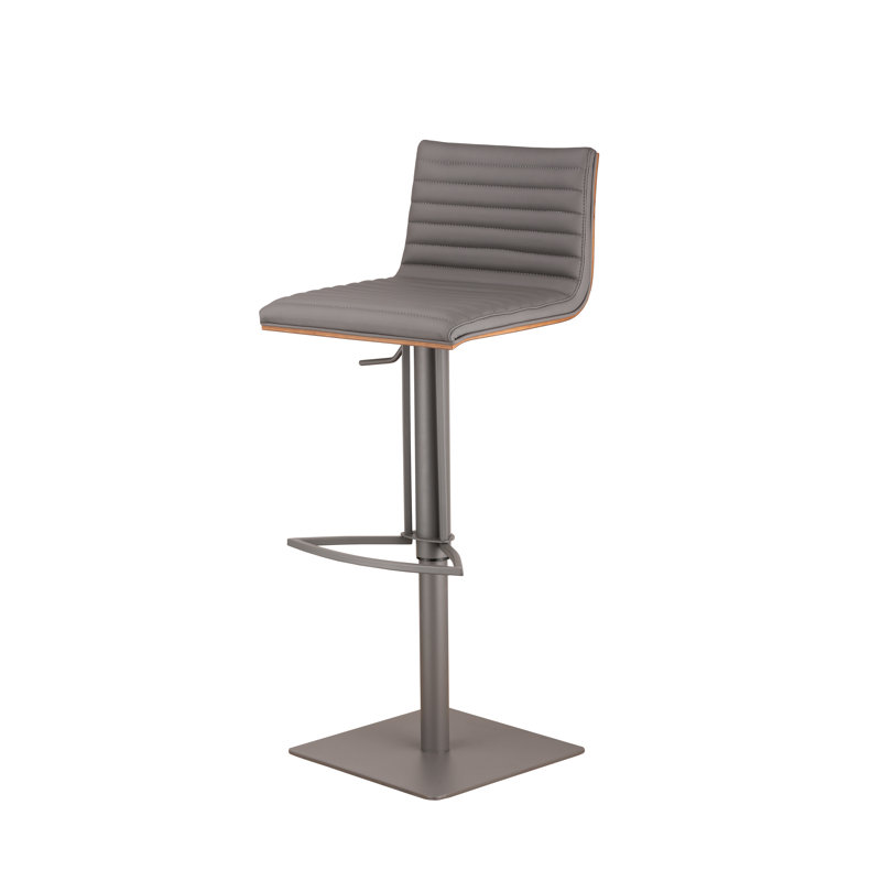 Tabouret de bar Framlingham Cafa, Métal peint gris, Gris