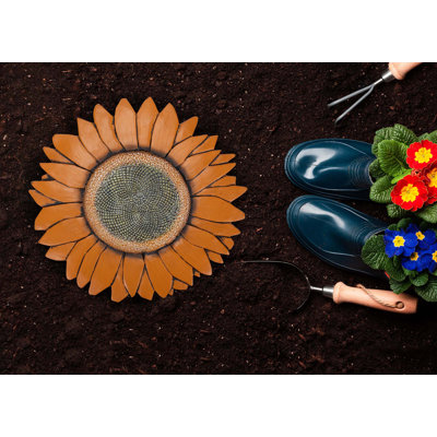 Garden Stone Sunflower Orange
