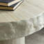Table basse ronde en fibre de verre