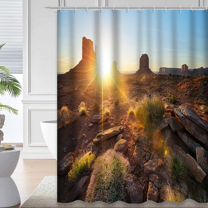 Rideau de douche Arizona Desert Valley, L 72 po x l 84 po
