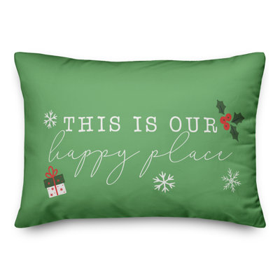  Coussin rectangulaire This is Our Happy Place
