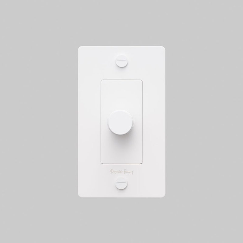 1G Dimmer / Logo, Brass, 1 Gang