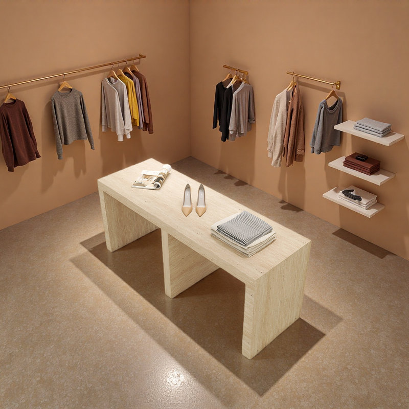 Comptoir simple pour vêtements