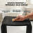 Solid Surface Shower Bench Stool Matte Black-134973992