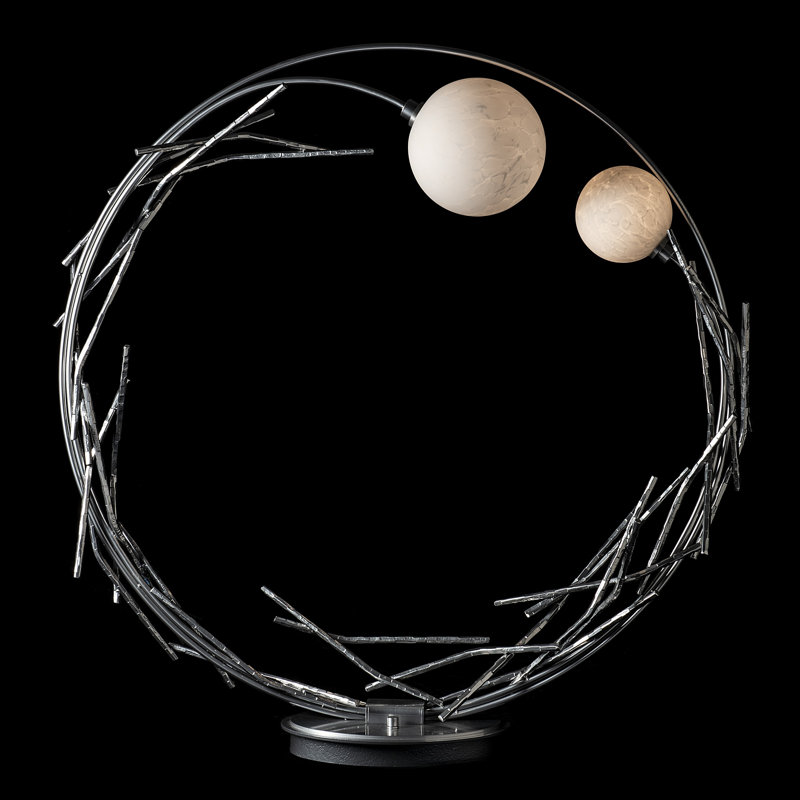 Brindille Ring Lamp, Sterling