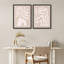 Abstrait botanique beige, œuvre d'art moderne, impression encadrée, affiche, salle de bain, petit art mural-104789348-104789353