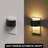 Plug In Dusk to Dawn 3000K LED Night Light Matte Black Nightstand Sconces Light