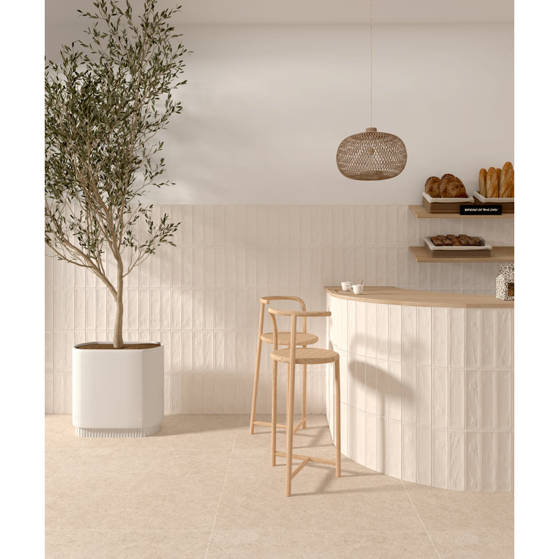 Vetri Beige 3x12 Subway Wall Tile, Beige