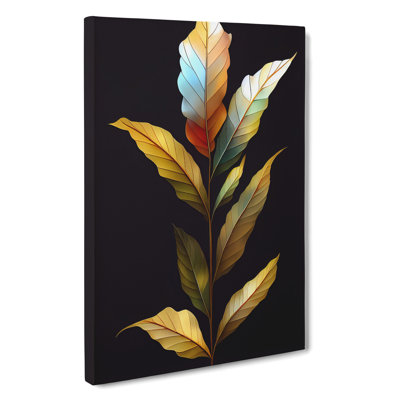 The Shimmering Leaves - Wrapped Canvas Print