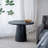 Round Side Table With Pedestal Base