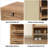 46" Rattan Clayton Cabinet With 2 Drawers And 4 Adjustable Shelves, Walnut