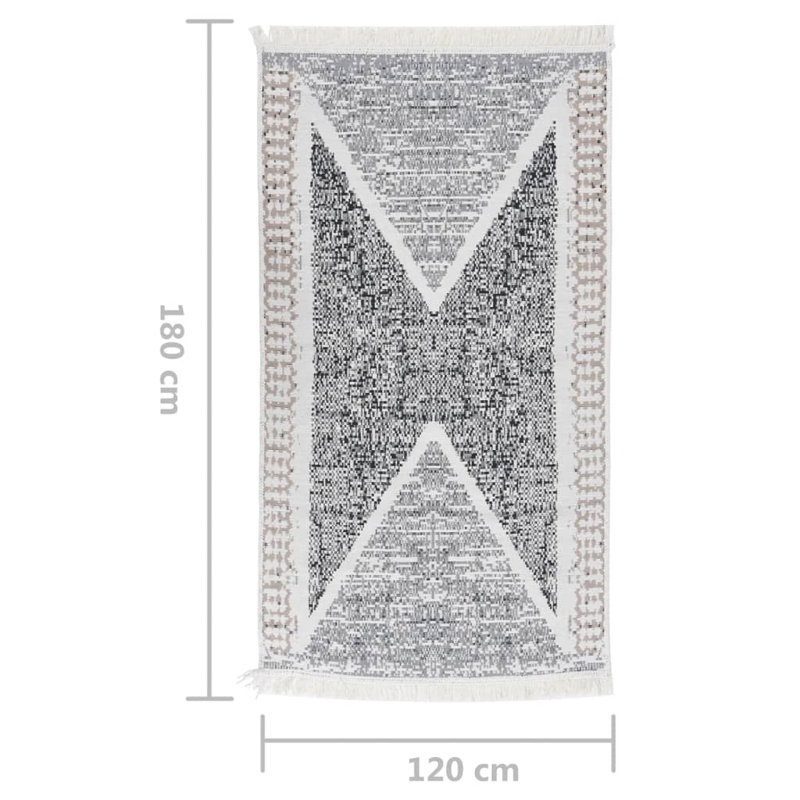 Bayville Southwestern Flatweave Area Rug, Rectangle 120 x 180cm