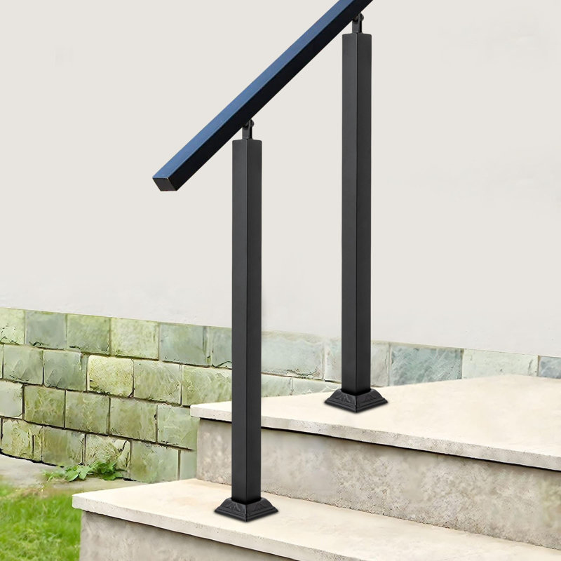 Poteau de balustres d'escalier 1pc (mains courantes non incluses), H 29,53 po x l 3,15 po x P 3,15 po