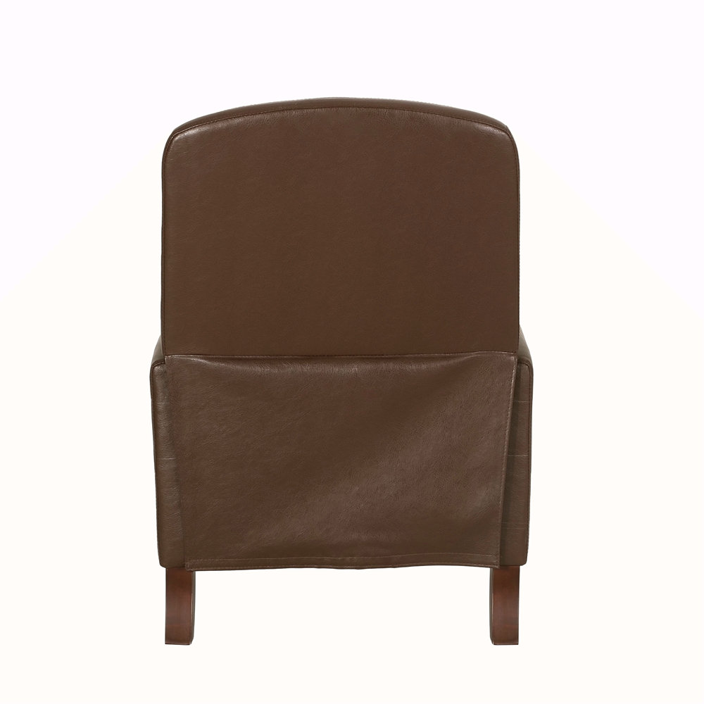 Red Barrel Studio® PU Leather Recliner Chair With Rivets | Wayfair