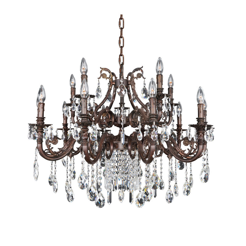 Lustre en bronze Avien 15 LT Sienna Allegri, Firenze clair