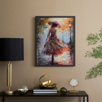 WOMEN Series DCCXVIII  -Premium Framed Print -Ready to Hang - No Nails Required