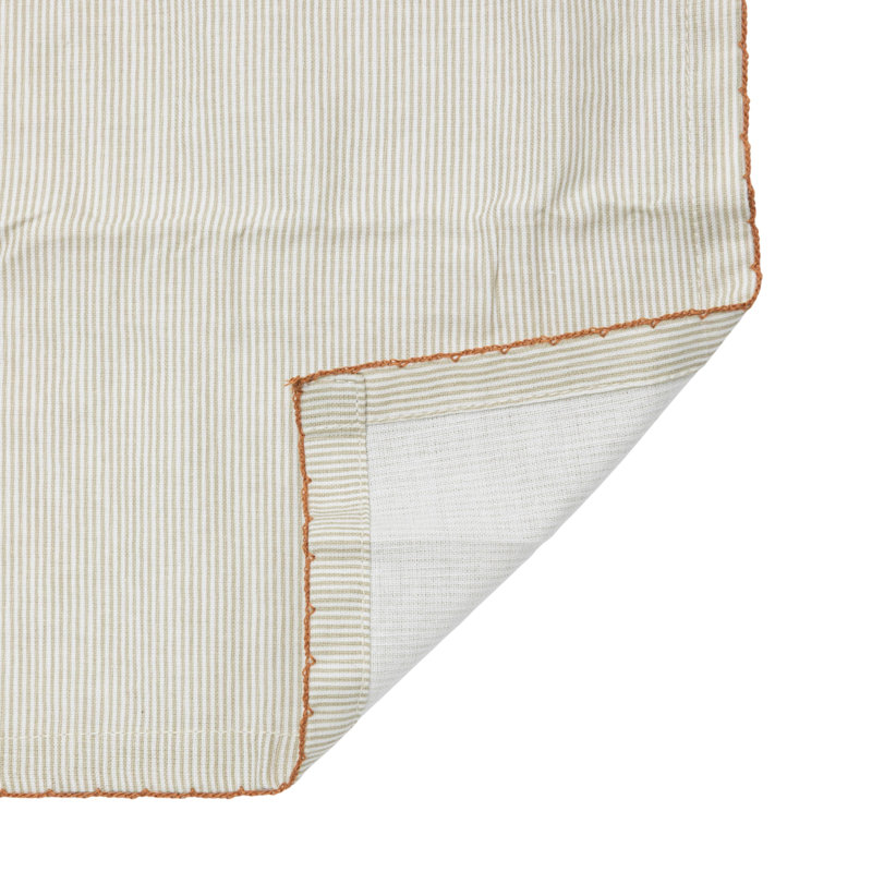 Ensemble de serviettes en coton avec bordure cousue