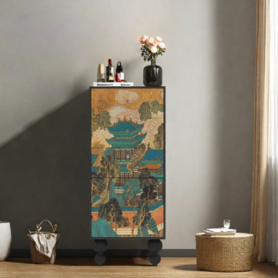 Armoire de décoration rétro multifonction