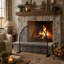 Iron Fireplace Screen