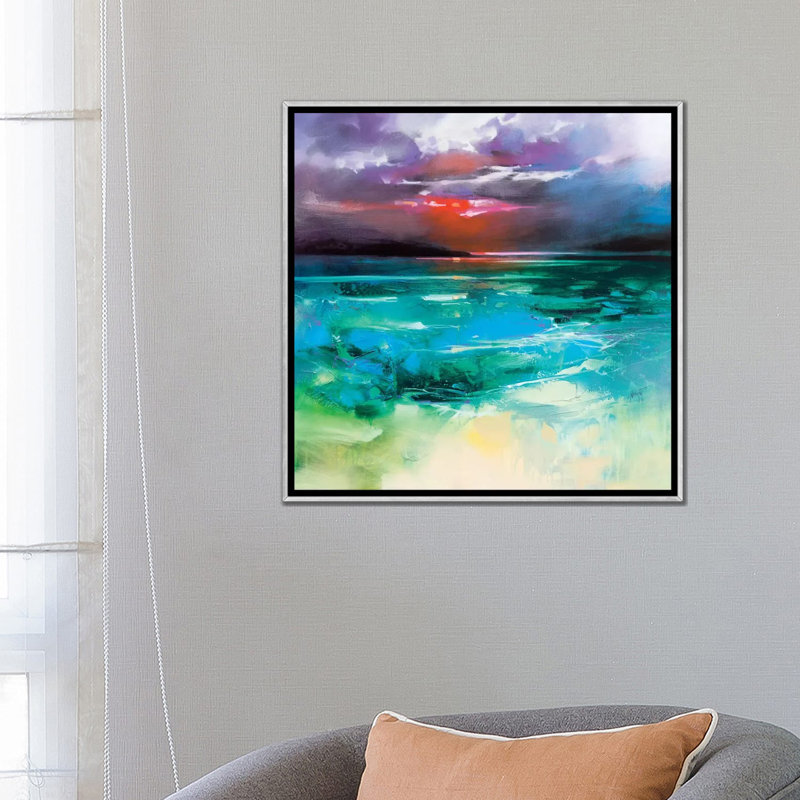 «Harris Resson» par Scott Naismith - reproduction d'art, Toile avec cadre argenté, Pas de tapis, H 26 po x l 26 po x P 1,5 po