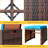 Fransje 4 - Person Wicker Patio Dining Set with Rectangular Table-1276934632