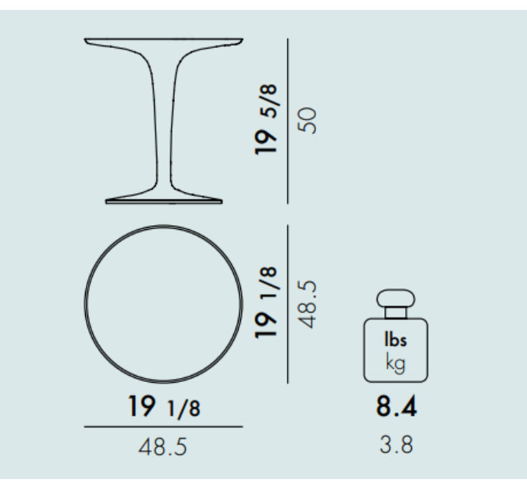 Table d'appoint Tip Top