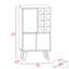 Rocklin Bar Cabinet low and compact