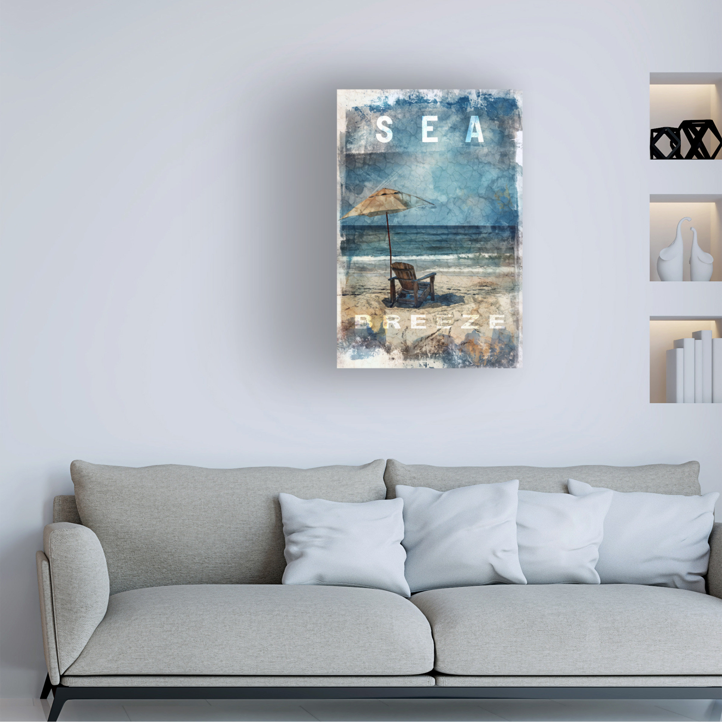 Bay Isle Home™ Wrapped Canvas Wall Art - Imagine It Images 'Sea Breeze ...