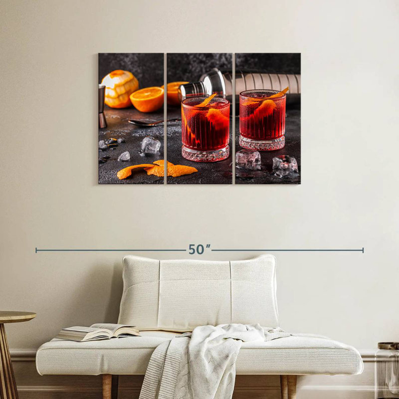 Yarlin Negroni For Two, 24" H x 38" W