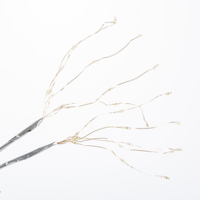 Silver 5' Pre-Lit Pine Christmas Tree