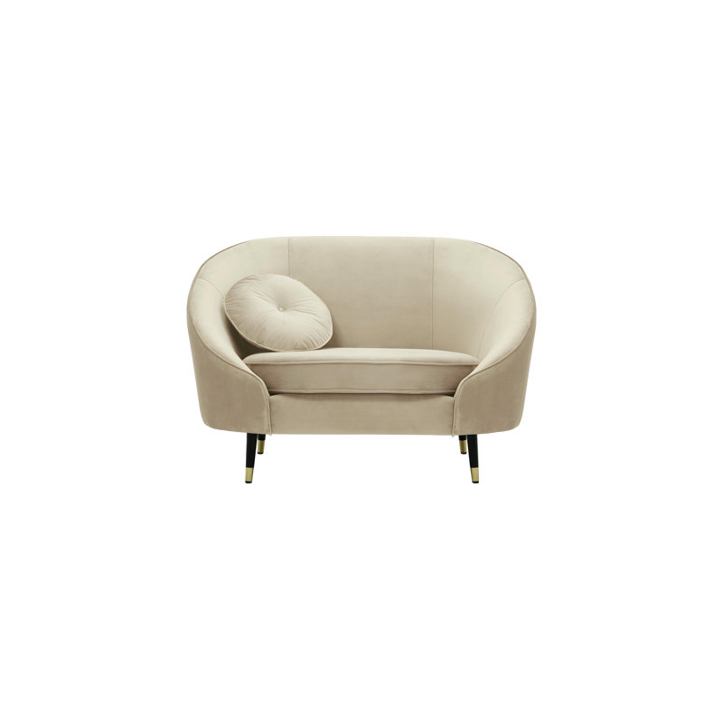 Glencoe Upholstered Armchair, Beige