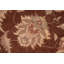 Tapis oriental en laine brun / doré clair Silke