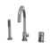 DreamLine Montego 12 in. x 7 in. Deck Mounted Tub Faucet with Handshower