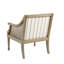 Chaise moderne de style rétro avec accoudoirs