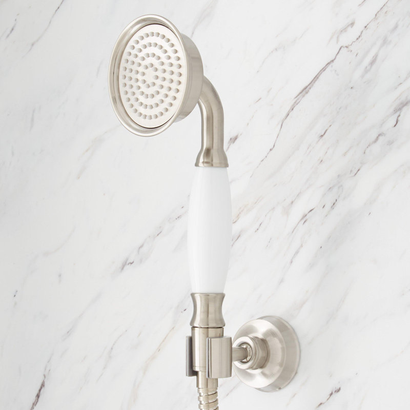 Cooper Complete Shower System with Rough-in Valve, Brushed Nickel