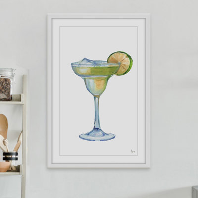 « lime margarita ii », reproduction d’art encadrée
