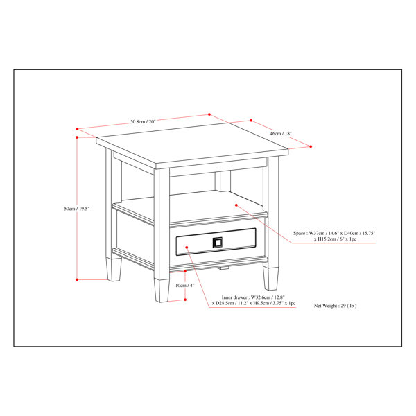 Dimensions du produit