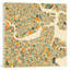 Abstract City Map Of Boston by Jazzberry Blue - No Frame Print on Canvas-53065532-42158614