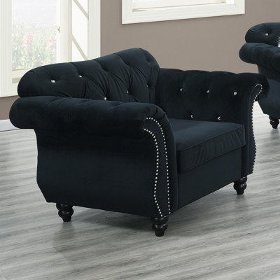 Mobilier de salon en velours
